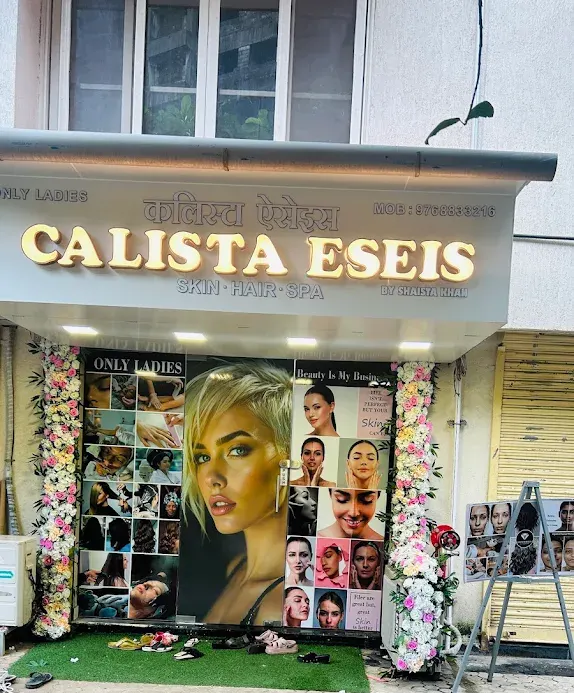 Calista Eseis salon storefront in Mumbai